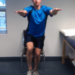 single leg squat demonstration